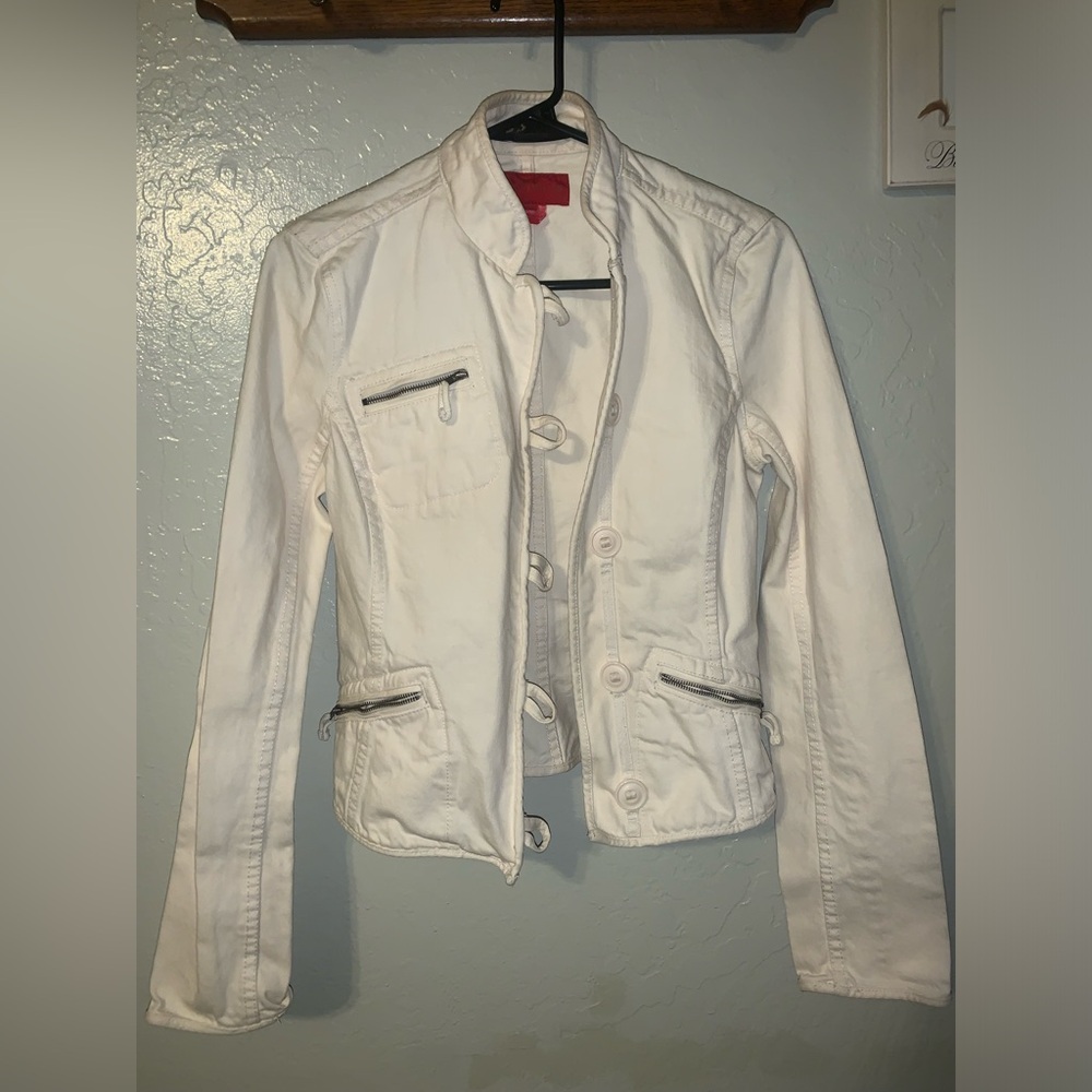 Vintage rare French Connection UK Jeans Jacket Size Small